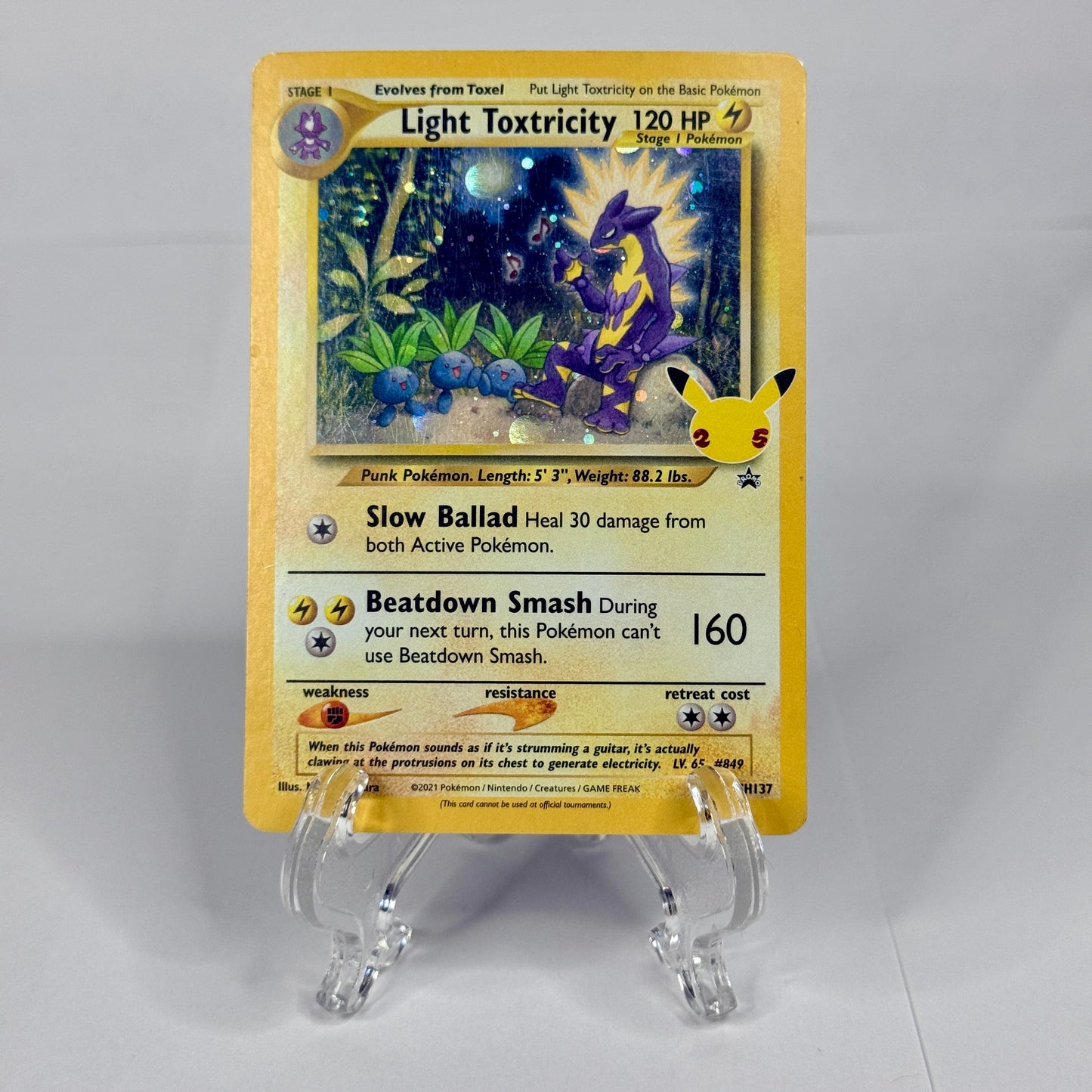 Light Toxtricity SWSH137