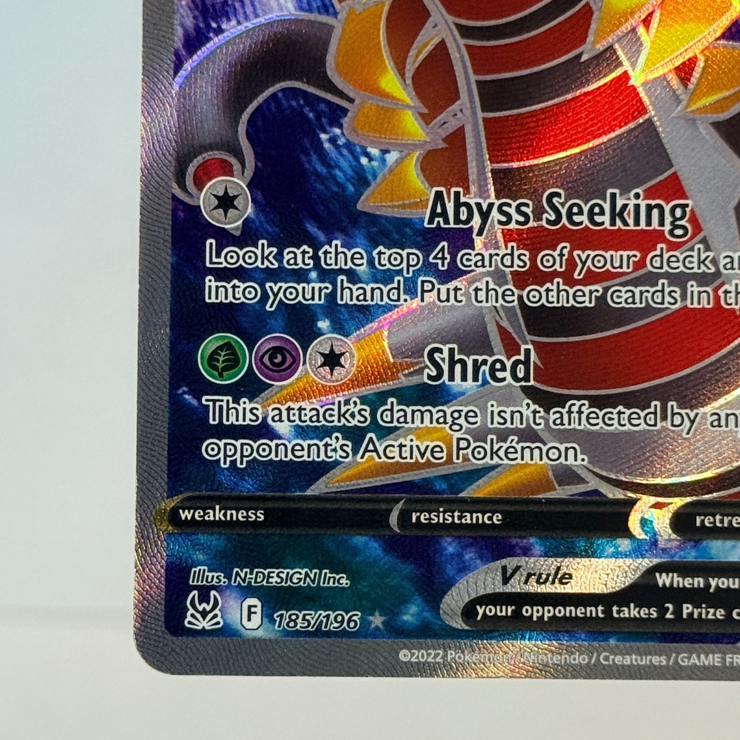 Giratina V (Full Art) 185/196