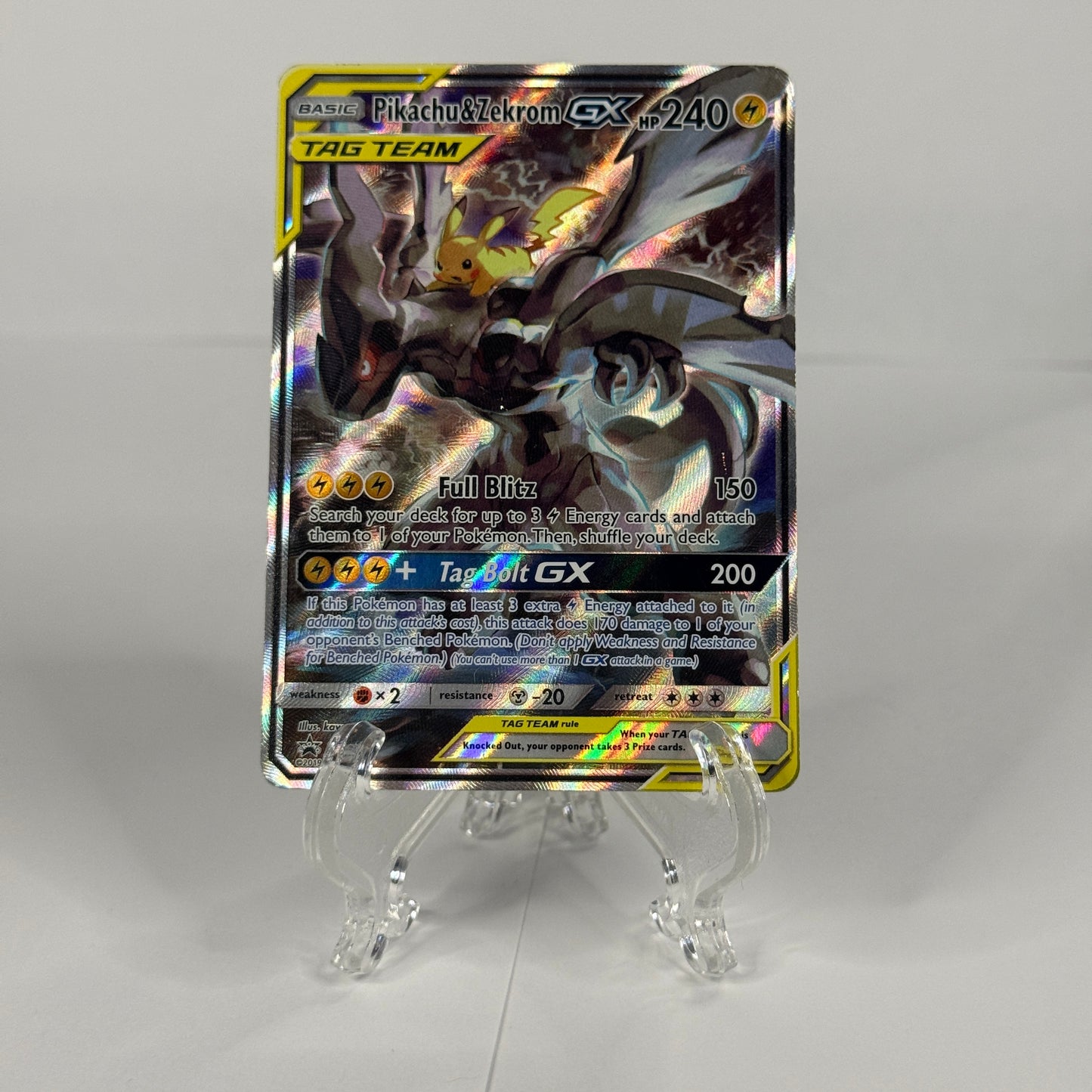 Pikachu & Zekrom GX SM168