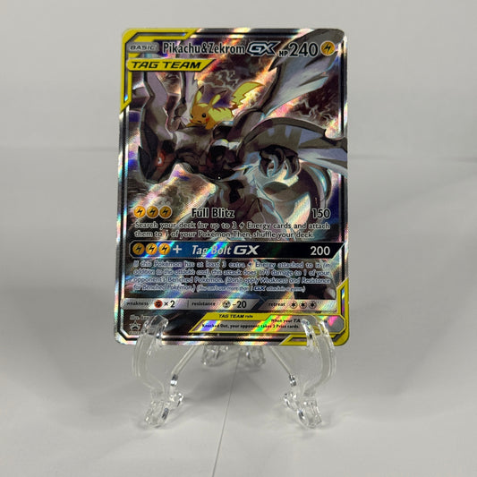 Pikachu & Zekrom GX SM168
